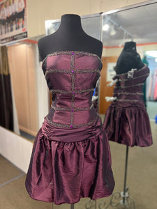 A21 Dark purple dress